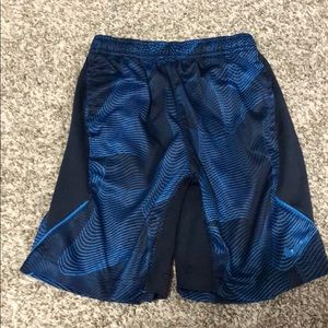 Blue Nike shorts